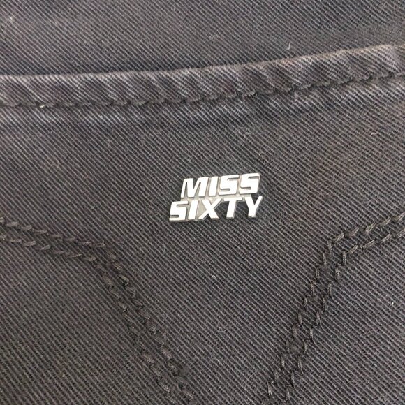 NWOT BLACK Miss Sixty  JEANS - Picture 4 of 7
